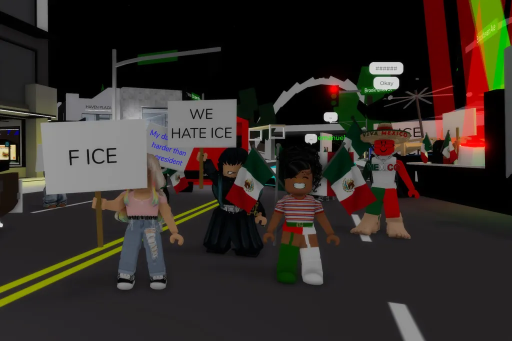 Manifestation dans jeu vidéo Roblox