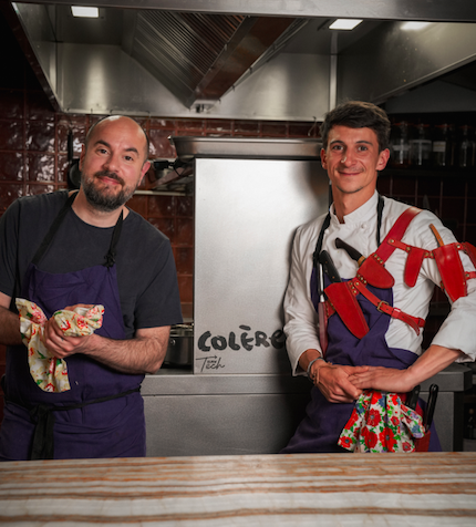 Eloi et l'humoriste Kyan Khojandi